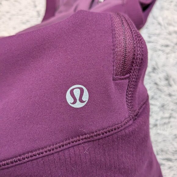 Lululemon Running Vest Run Won't Stop Purple Pockets Size 2 - Picture 6 of 10